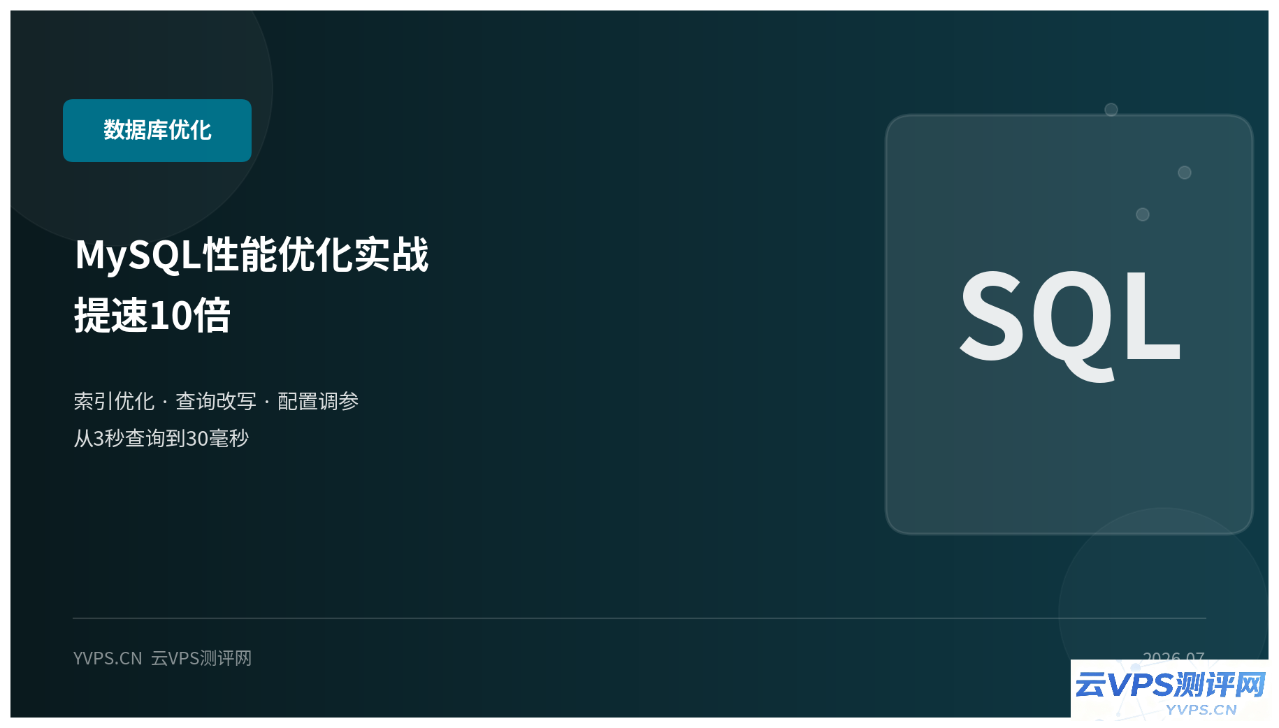 MySQL 性能优化实战：从 3 秒查询到 30 毫秒，WordPress 数据库提速 10 倍