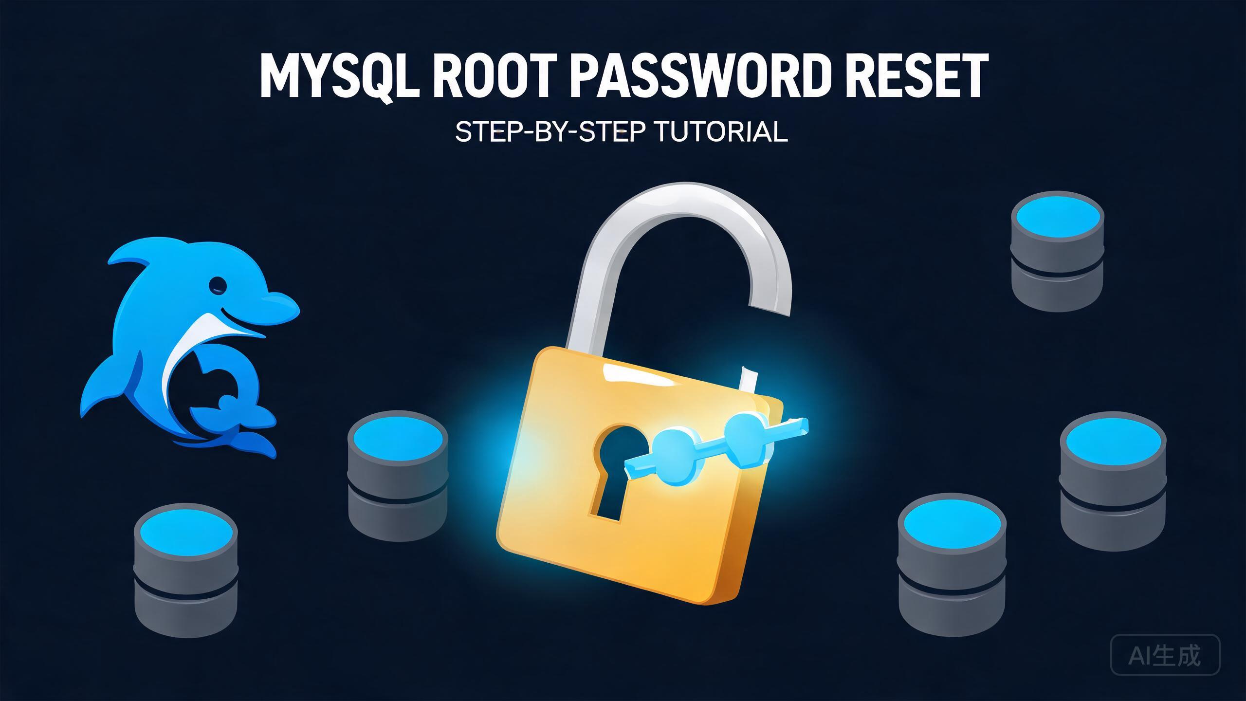 MySQL 忘记 root 密码怎么办：免密进入、重置密码全流程，秒级找回
