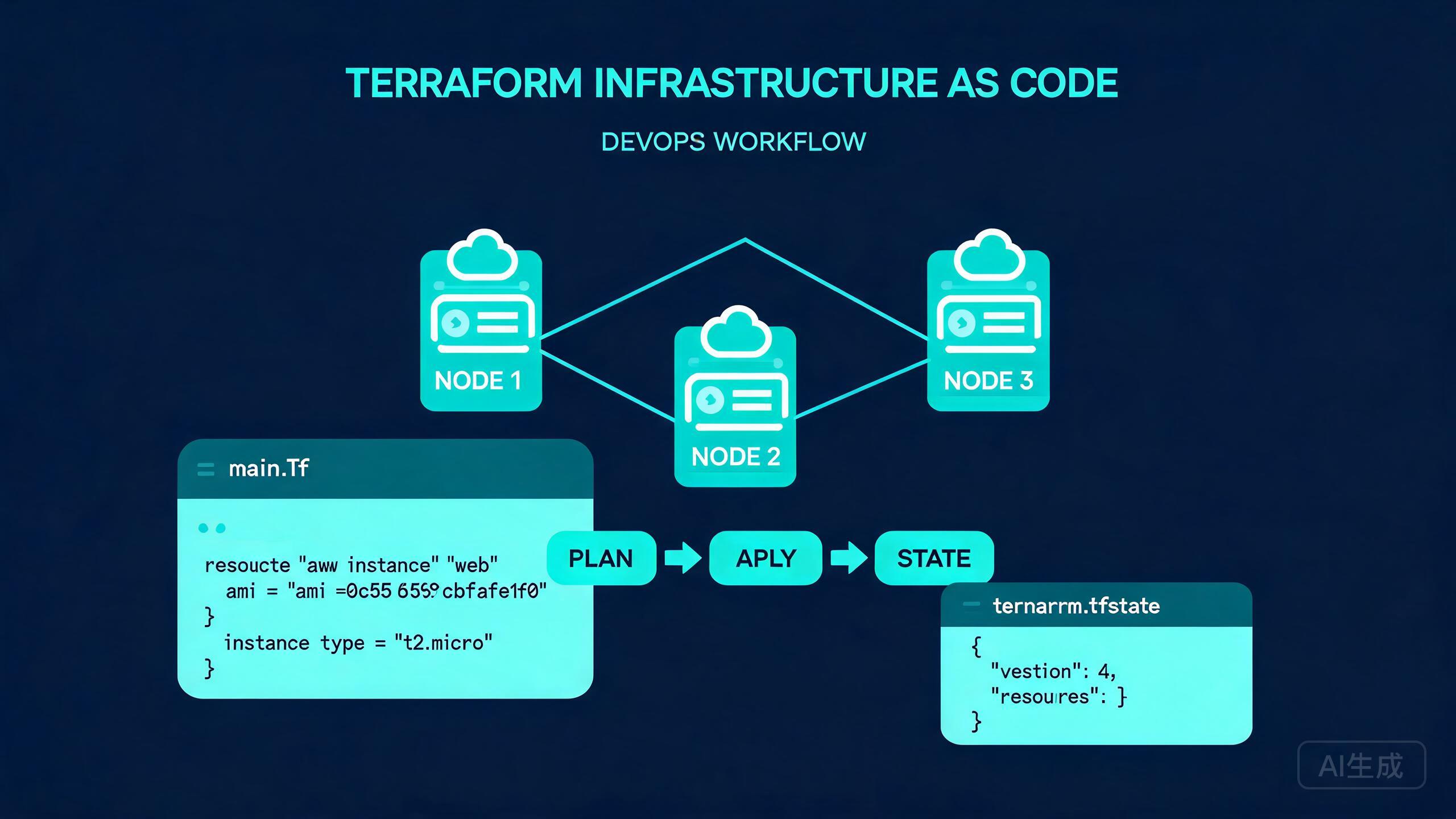 Terraform 基础设施即代码实战：用声明式蓝图把多台 VPS 管成工程