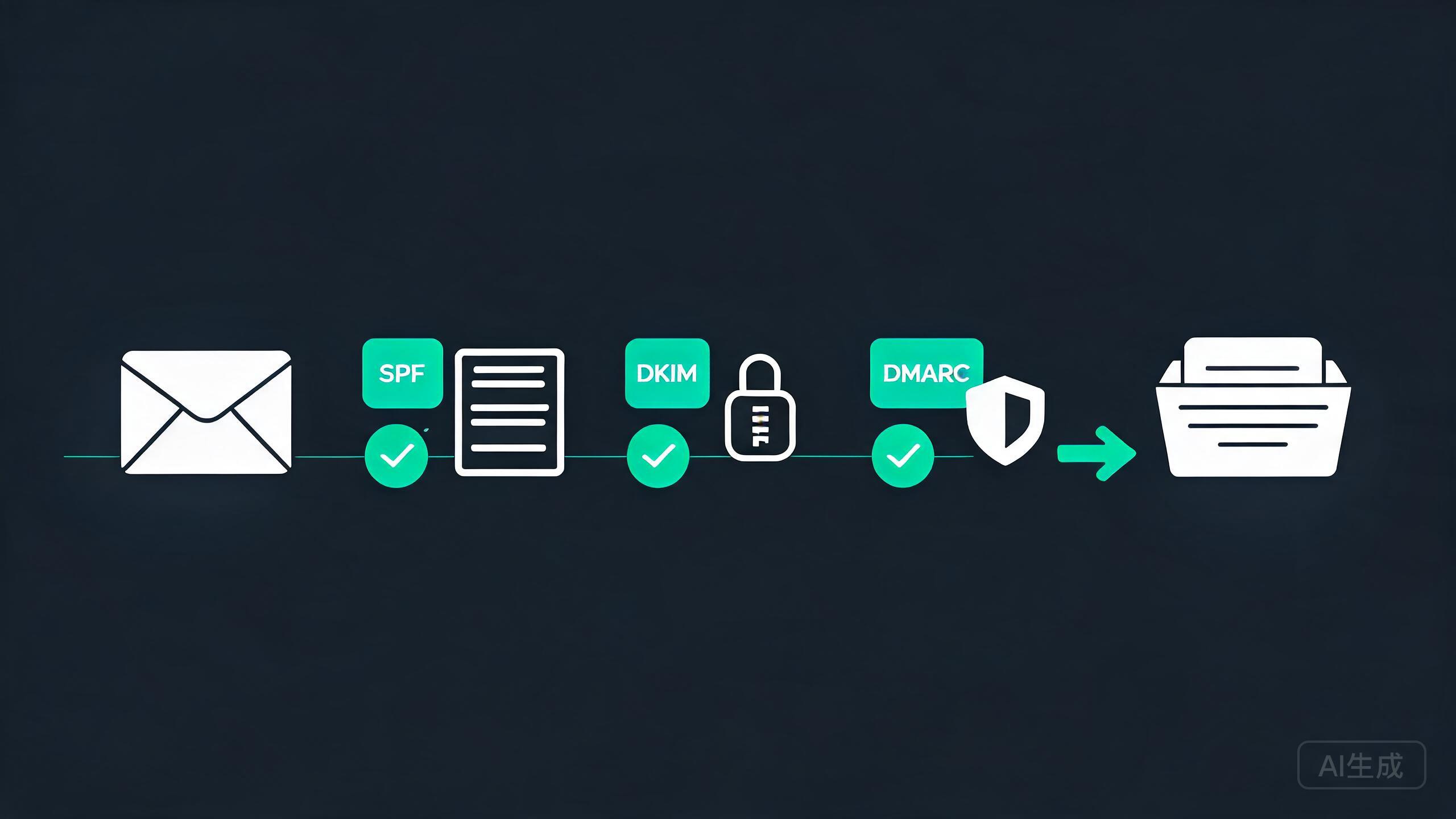 邮件送达率实战:用 SPF/DKIM/DMARC 让自托管邮件不再进垃圾箱
