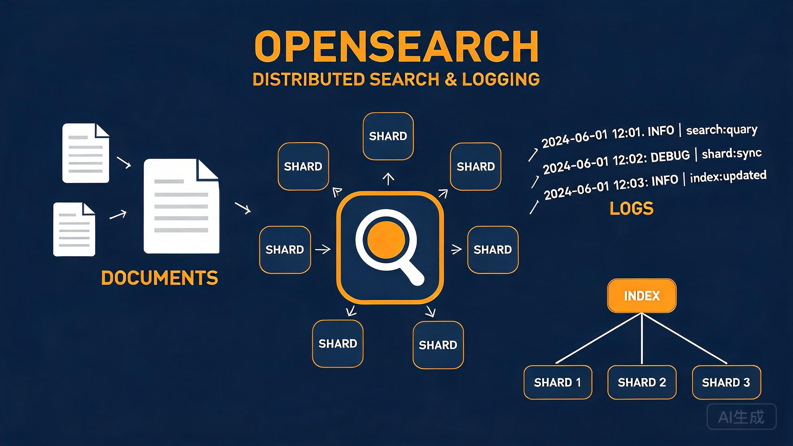 OpenSearch 分布式搜索与日志实战：全文检索与海量日志分析