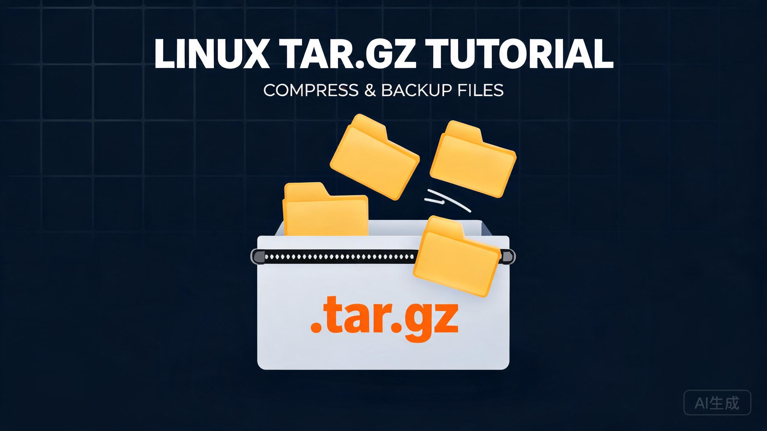 Linux tar 命令详解：tar.gz 打包压缩、解压解包、增量备份，一个命令全搞定