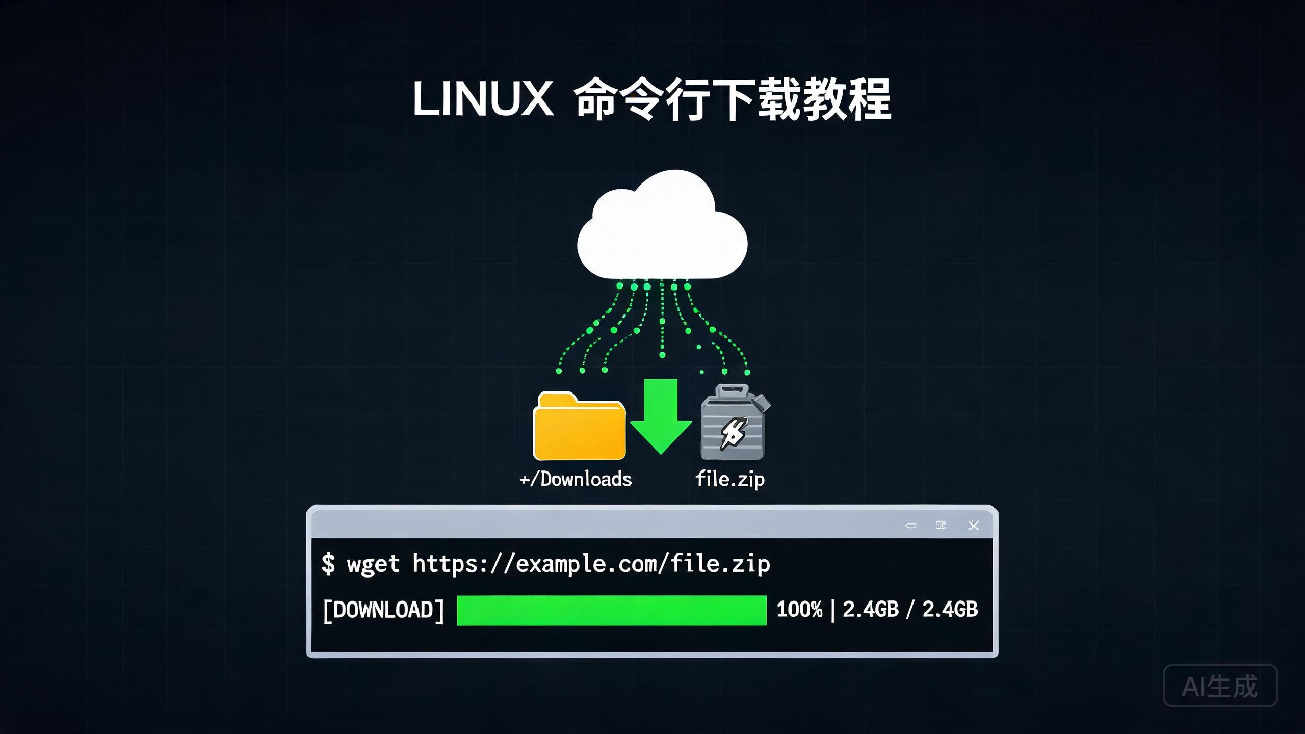 wget 命令详解与实战：文件下载、断点续传与整站镜像