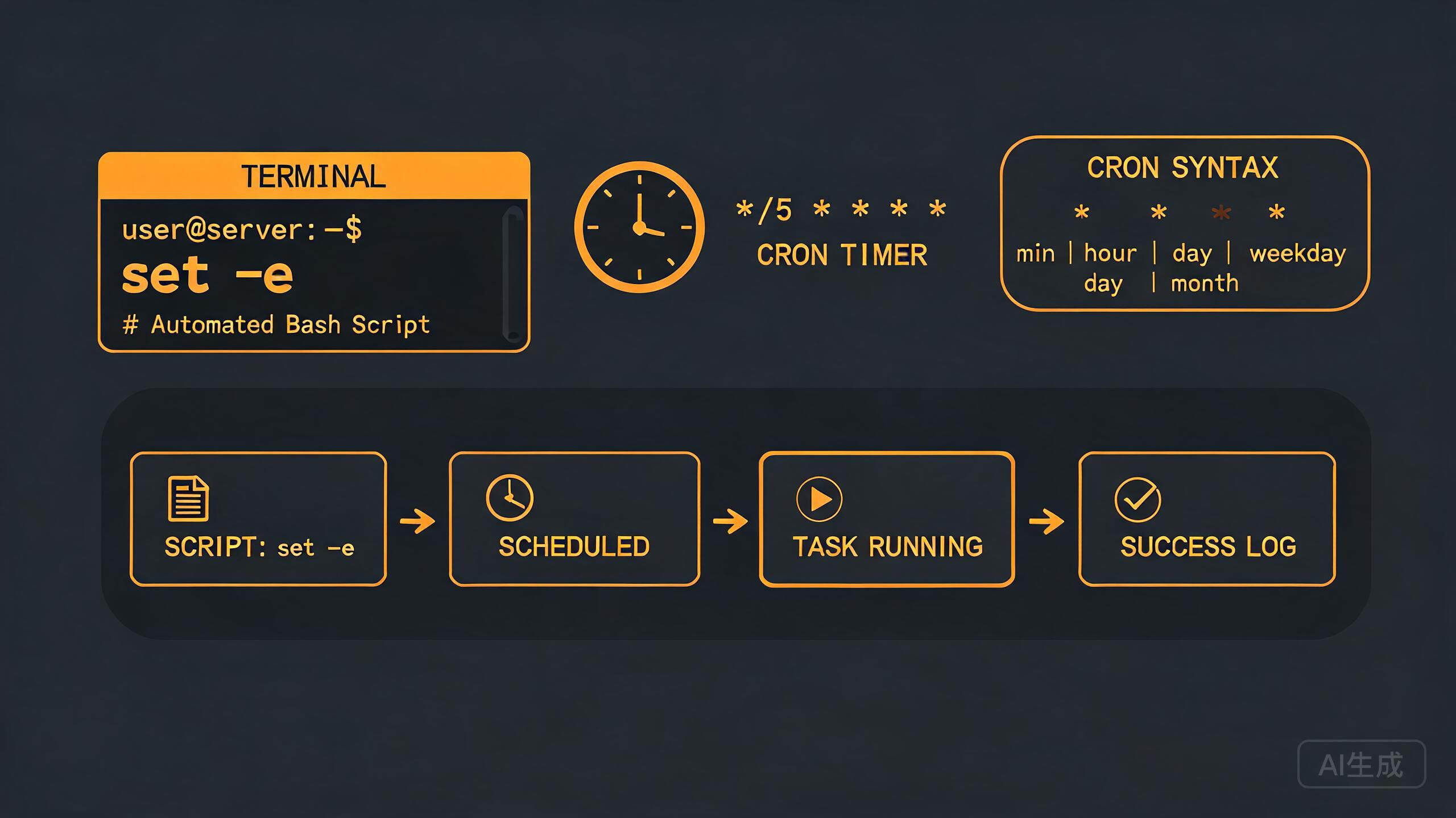 Bash 脚本与系统自动化实战：用 cron 与 systemd timer 把维护固化
