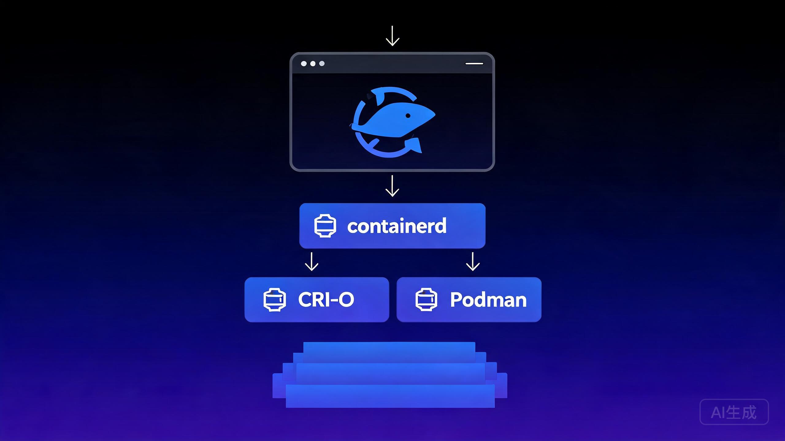 容器运行时实战：搞清 Docker/containerd/CRI-O/Podman 各自的分工