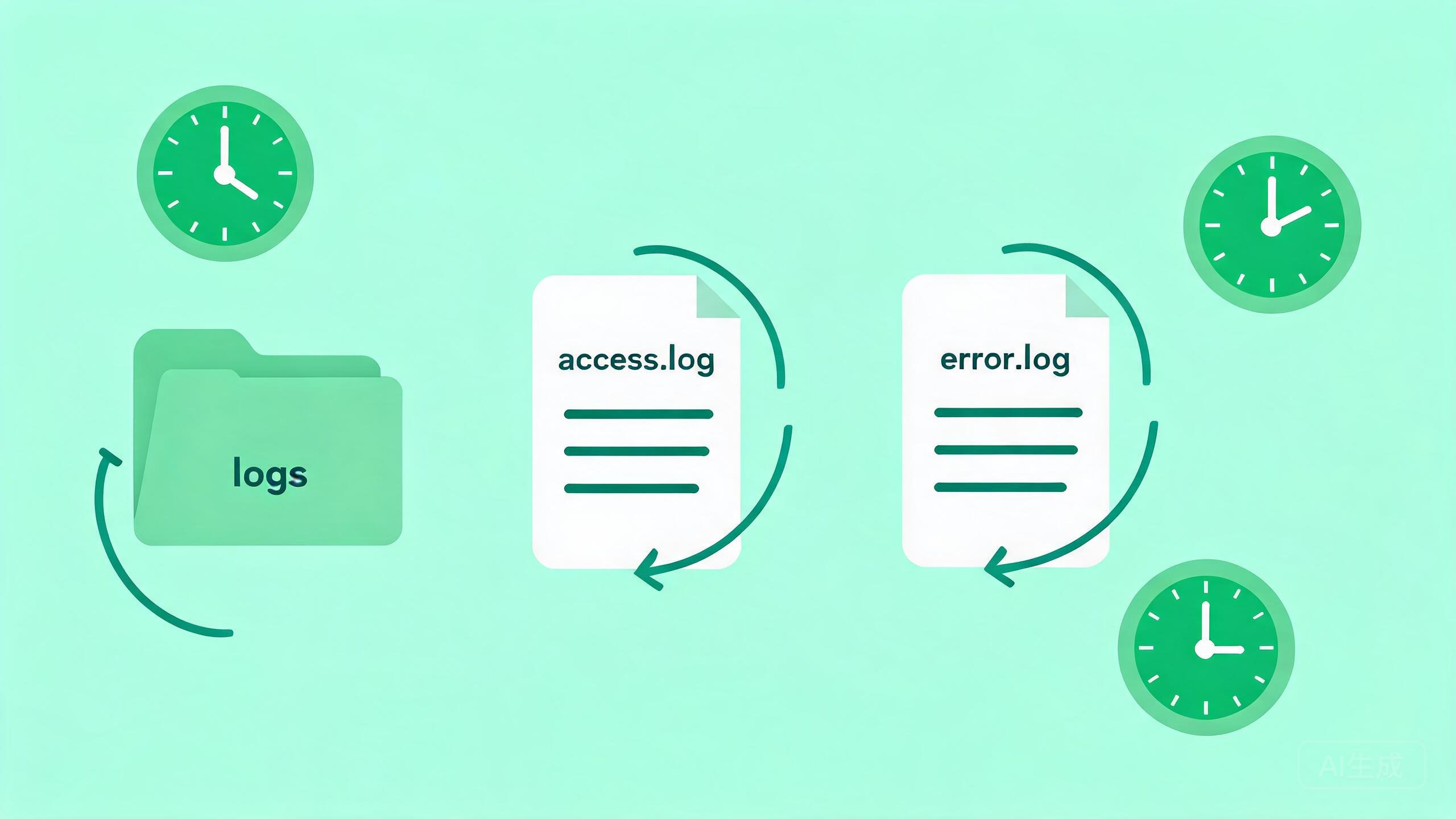Nginx 日志切割与清理教程：logrotate 自动轮转、定期归档，日志不再撑爆磁盘