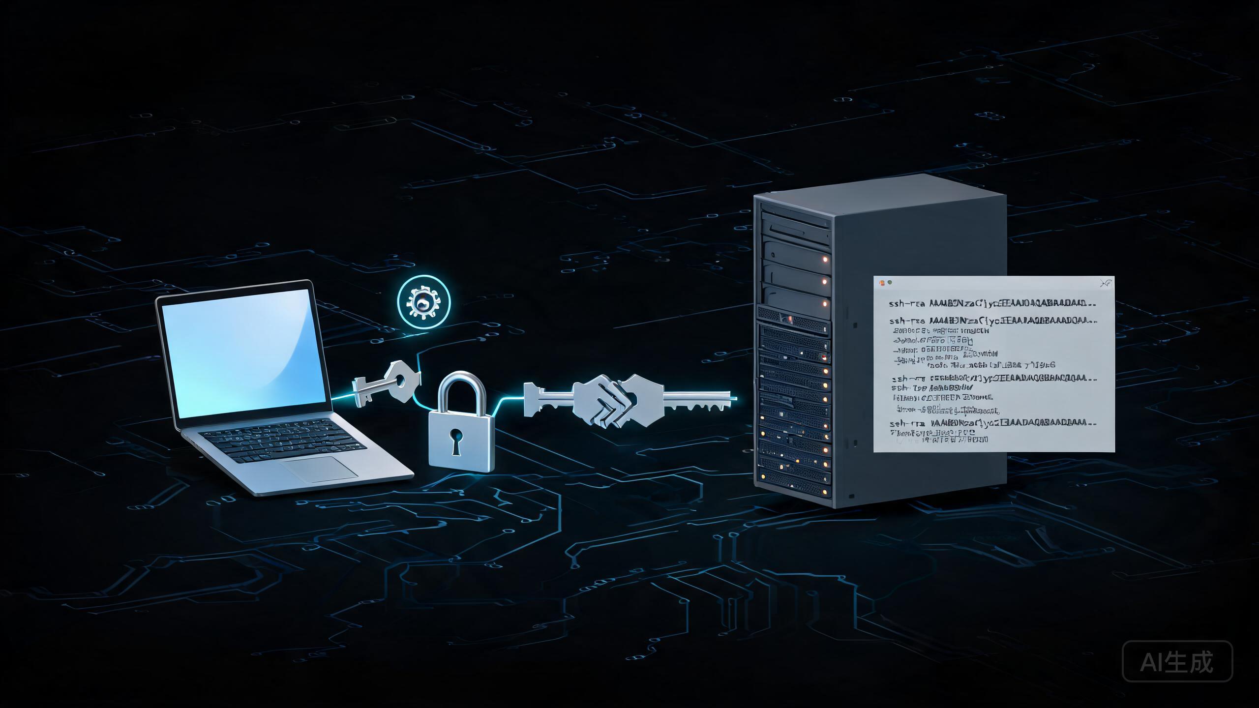 SSH 免密登录与密钥认证：ssh-keygen、ssh-copy-id 与权限坑排查