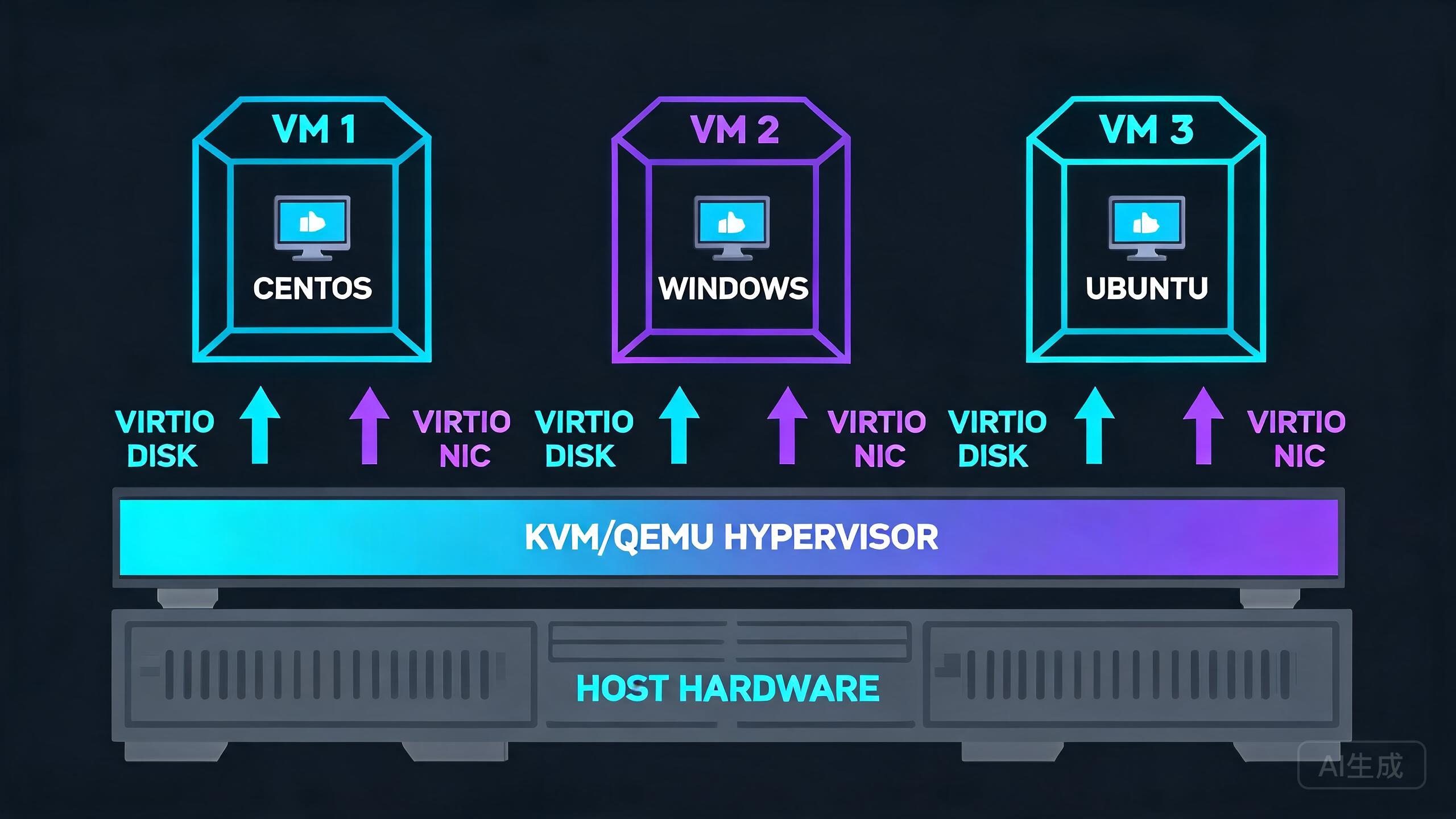 KVM/QEMU 虚拟化实战:在宿主机上跑出完整独立系统